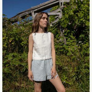 Seek Shelter linen top size Small